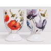 Wildflowers Meadow Egg Cups Set of 2 Fine China Bright