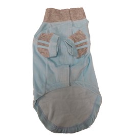 Medium Blue and Grey Dog Fleece Sweatshirt