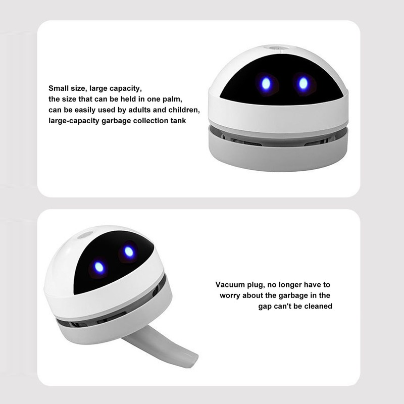 Desktop Vacuum Cleaner Mini Handheld Portable Detachable Vacuum for Cleaning