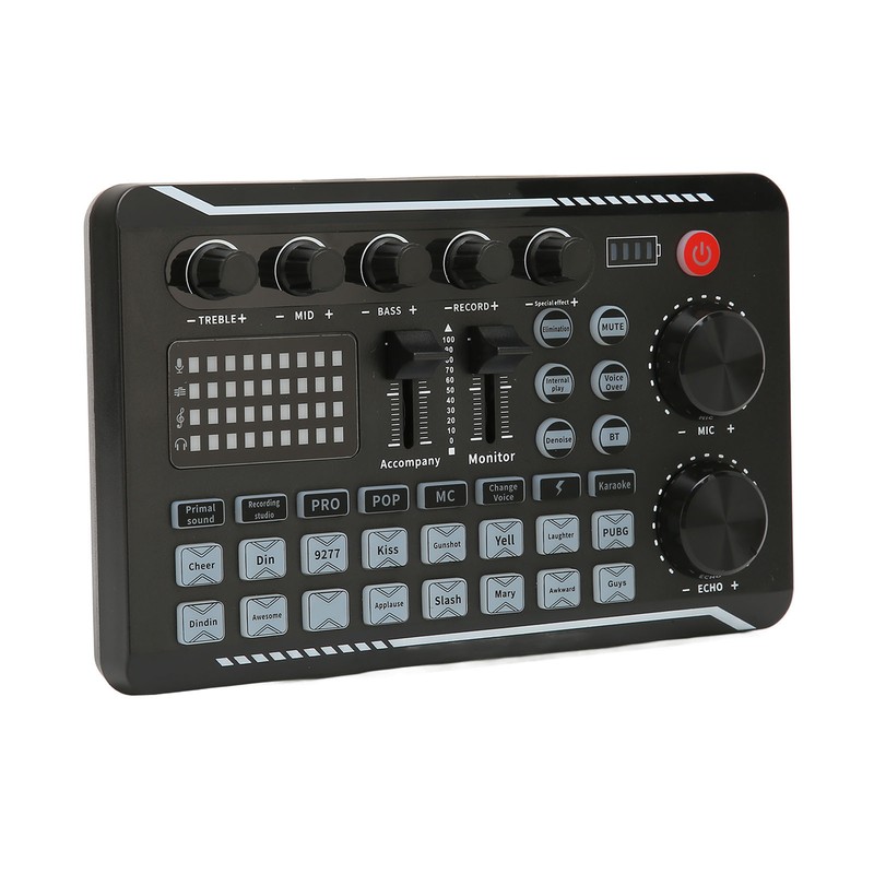 Sound Mixer Multiple Sound Effects Voice Change Live Broadcast Sound