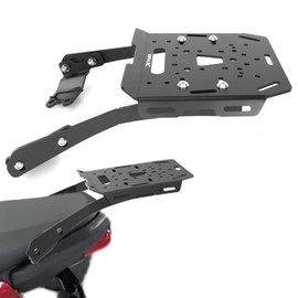 Xitomer Motorcycle Rear Luggage Rack Carrier Compatible with Navi 110 2022 2023 2024 2025 Heavy Duty Steel Construction Steel Frame & Aluminum Top Plate