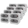 revolt Double Plugs: Set of 8 Socket Adapters to 2-Way