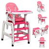INFANS 5 in 1 Baby High Chair, Convertible Toddler Table