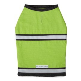 Insect Shield Insect Repellant Protective Safety Vest for Protecting Dogs from Fleas, Ticks, Mosquitoes & More Green 10-Inch