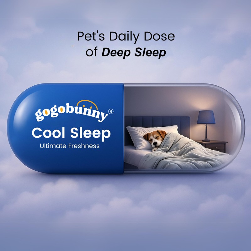 Premium Cooling Blanket for Medium Dogs, Cool-to-Touch Washable Mat for