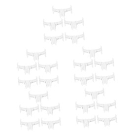 Healeved 25pcs Eyebrow Tattooing Stencil Portable Eyebrow Measuring Ruler for Symmetrical Brow Shaping Lightweight and Easy to Use for Professionals and Beginners