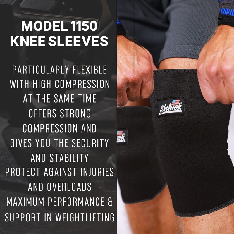 Schiek Sports Model 1150 Neoprene Knee Sleeves - Knee Brace