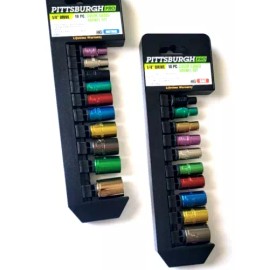 Pittsburgh Automotive Combo  1/4 drive 20 pc Metric /SAE ,color coded socked set