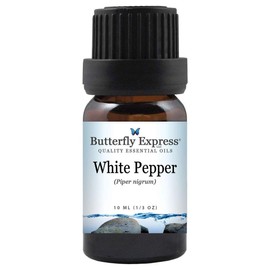 WhitePepper Essential Oil 10ml - 100% Pure by Butterfly Express