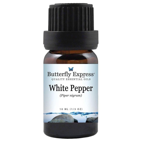 WhitePepper Essential Oil 10ml - 100% Pure by Butterfly Express