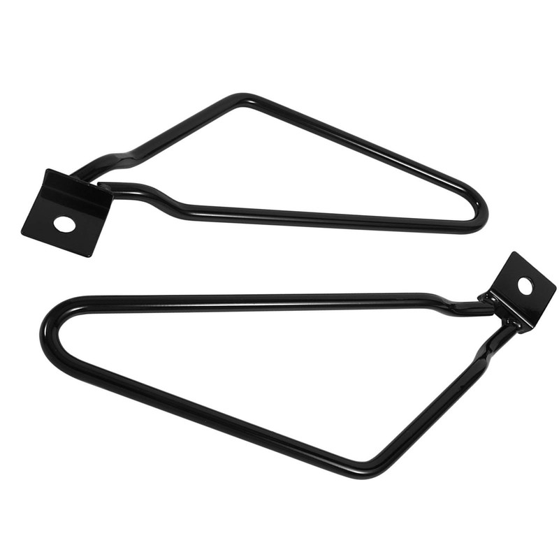 AOWINHIT 2X Motorcycle Saddlebags Mount Brackets Support Resistant Wheel XL883