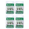 HAWKRIDGE - 4 x Predator BARBED Pike Snap Tackle Double