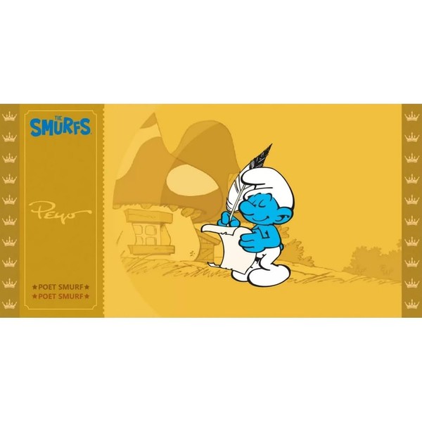 Cartoon Kingdom Collectible CK Golden Ticket The Smurfs (Poet Smurf)