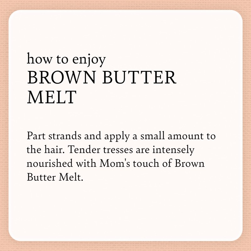 Camille Rose Kids Brown Butter Melt, Mandarin Oil Hair Balm,