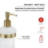Gedy Tonal Soap Dispenser Matte Gold