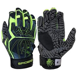 Spiderz Hybrid Adult Baseball/Softball Batting Gloves