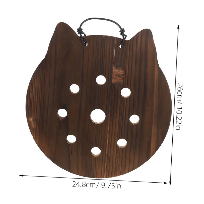 CIYODO 1Pc Hanging Plants Board Durable Wooden Wall Planter for