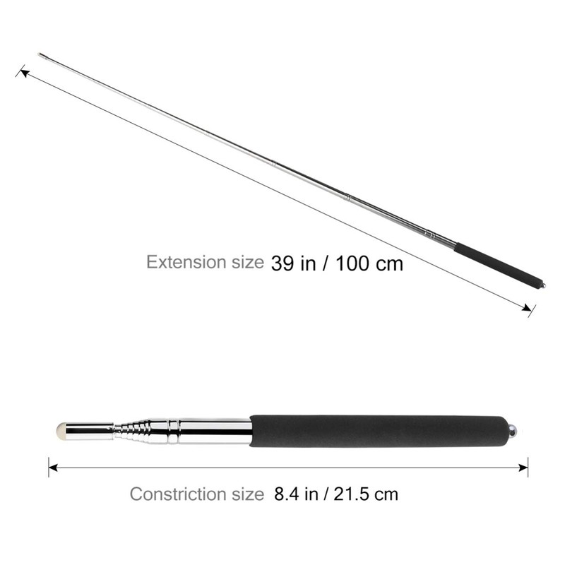 VALICLUD Teacher Pointer Stick Telescopic Hand Pointer Extendable Teaching Pointer