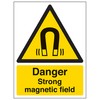 V Safety Danger Strong Magnetic Field - Portrait 150 x