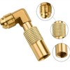 iLulala Propane Elbow Adapter, Low Pressure 3/8" Male Flare Propane