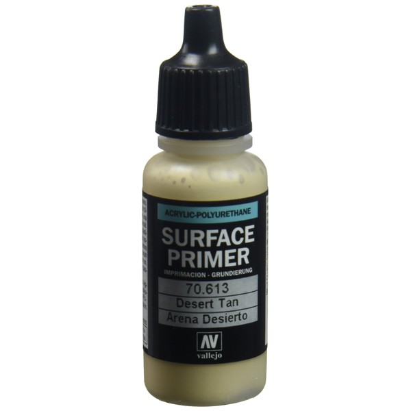 Vallejo Model Color 17 ml Polyurethane Primer - Desert Tan