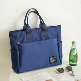 Oxford Cloth Horizontal Handbag for Commuting Women - Swim Bag, Document, Laptop Carrier Handbag Gray + Small 3ea