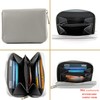 modamoda de - P04 Italian Women's Wallet Real Leather Short,