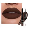 Labial Líquido Mate Con Delineador 2 En 1 Dnm