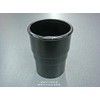 BLACK ROUND 68MM DOWN PIPE STRAIGHT CONNECTOR