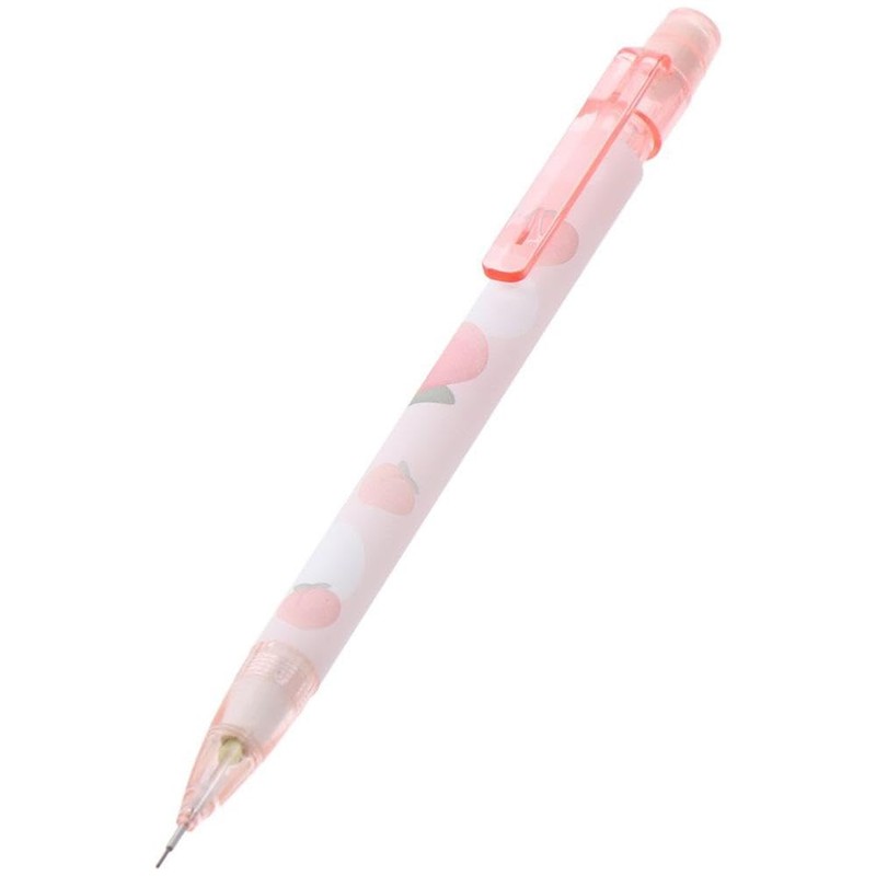 Risedot 6 PCS Mechanical Pencil, 0.5mm Cute Peach Drawing Pencils