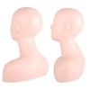 Lwuey Multi Function Makeup Practice Model, Esthetics Soft Mannequin Head