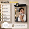 Fogless Shower Mirror for Shaving, Anti-Fog Bathroom Mirror