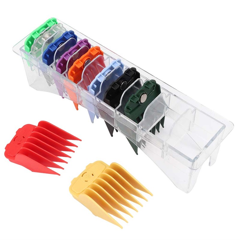 10pcs Limit Combs Hair Cutting Clipper Magnetic Guide Tools Barber