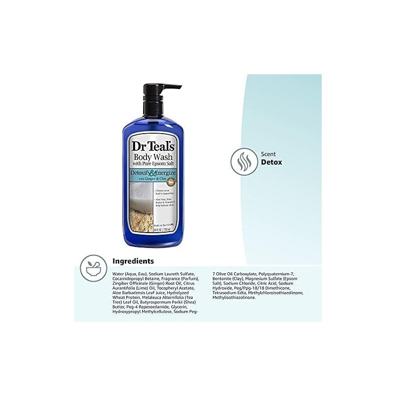 Dr Teal's Body Wash with Pure Epsom Salt, ify and