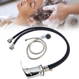 Lava Cabezas de Salon de Belleza, Kit de Grifo para Cuenco de Champú, Juego de Grifo de Agua Grifo para Cuenco de Champú y Kit de Rociador para Peluquería Silla de Cama con champú