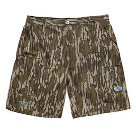 Mossy Oak Fishing Shorts for Men Quick Dry Flex, Original Bottomland, Large