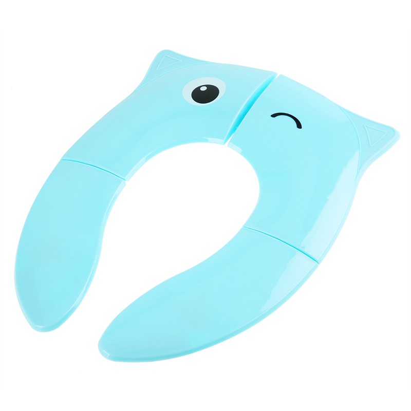 Kids Folding Potty Seat Pad Portable Travel Baby Toddler Toilet