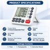 4-Channel Digital Kitchen Timer for Cooking & Study – LCD