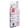 Globe Electric - 78257 Designer Series Power Strip, Rose 3
