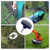 2 Packs Lawn Mower Blade Sharpener Blue Garden Tool Sharpener