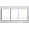 Daily Time Management Planner with A5 Size Tear-off 95 Sheets,