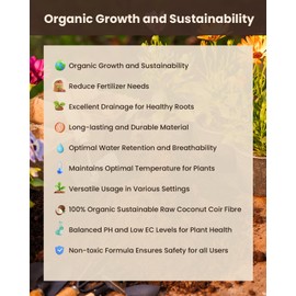 Compressed Coco Coir Pellets - 12pcs 45mm Organic Potting Soil for Indoor/Outdoor Plants, Flowers, Herbs, Vegetables & Bonsai - Easy Seed Starters, Just Add Water (Expands to 3 Gallons) - OMRI Listed