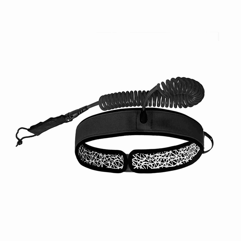 Surfboard Waist Leash 7mm Thick 10ft Coiled Surf Board Leash