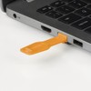 Lindy RJ45 Port Locks, Orange, 20pcs