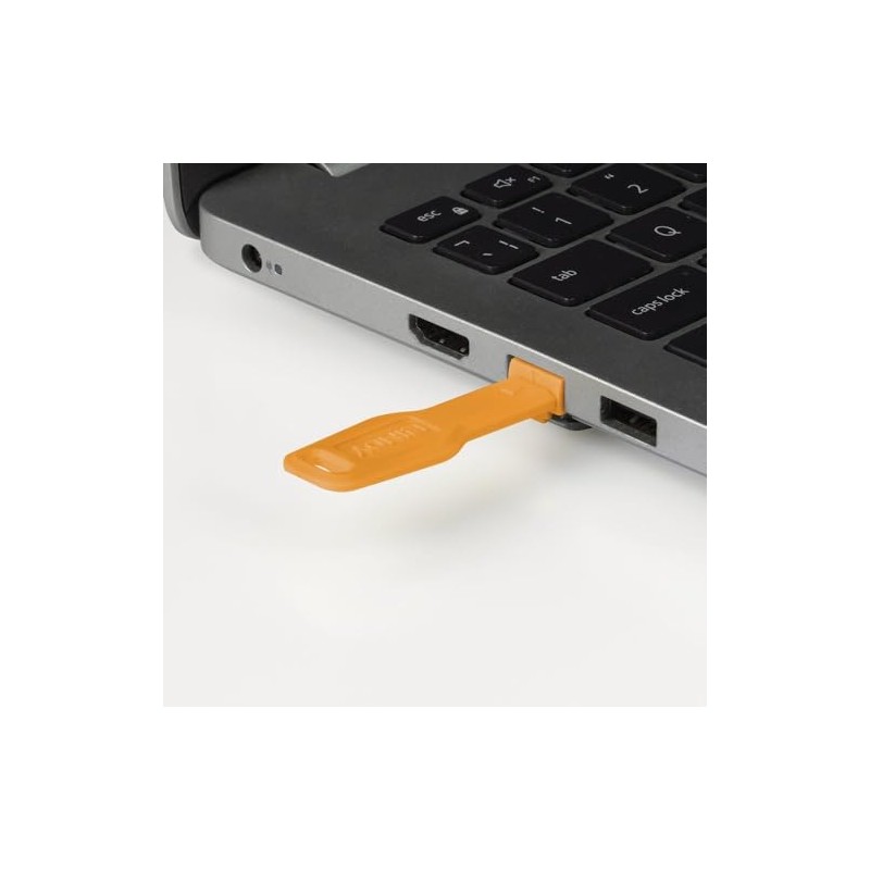 Lindy RJ45 Port Locks, Orange, 20pcs