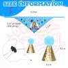 EXPAWLORER Cat Birthday Party Supplies,Cat Birthday Hat with Bandana Triangle