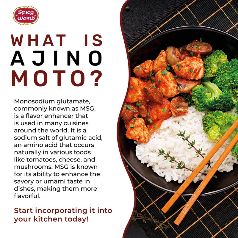 Spicy World MSG 5 Pound Bulk Bag - Flavor Enhancer,