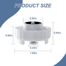 UYZO 2 Pcs Bottle Valve Cap Fit for MoistAir Humidifiers EA1407, HD1407, HD1409, EA14070, HD14070, Replacement Parts ESK509229-1, ESK819024, ESK822419-2, CAP291