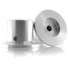Hifi Lab Pot Aluminium 38X26X26 Audio Rotary Knob Solid Silver