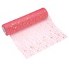 sourcing map Bright Red Table Runner Roll, 11" x 45